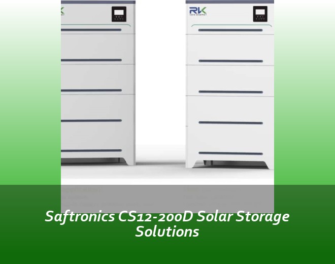 Saftronics CS12-200D Solar Storage Solutions